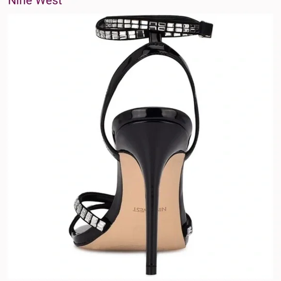 Nine West Black  Embellished Heels - Picture 3 of 7